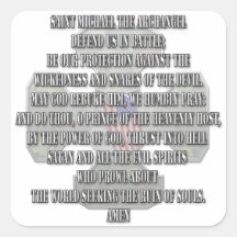 Saint Michael the Archangel Sticker