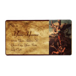 SAINT MICHAEL VANGUISHING SATAN SHIPPING LABELS
