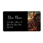 SAINT MICHAEL VANGUISHING SATAN SHIPPING LABELS