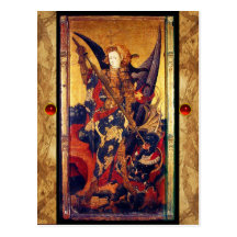 Saint Michael Vanquishing the Devil Postcard