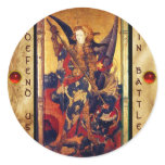 Saint Michael Vanquishing the Devil Sticker