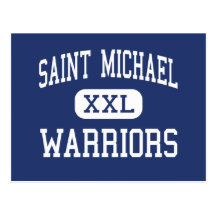 Saint Michael - Warriors - High - Dallas Texas Post Card