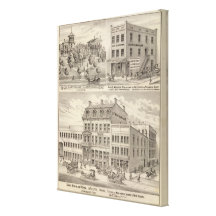 Saint Nicholas Hotel, La Fayette Canvas Prints