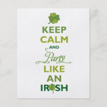 SAINT PATRICK Keep Calm And Party Like An Irish Flyers