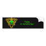 SAINT PATRICK'S CELTIC HEART BUMPER STICKERS