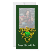 SAINT PATRICK'S CELTIC HEART,SHAMROCK PICTURE CARD