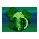 Saint Patrick's Day Green Beer  Greeting Card