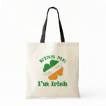 Saint Patricks Day Kiss Me Shirt Bag