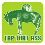 Saint Patricks Day Tap That Ass stickers