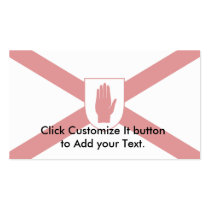 Saint Patrick'S For Northern Ireland Shield flag Business Card Templates