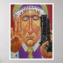Saint patron de contrôle des armes affiche