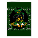 Saint Patty  Dachshund Greeting Card