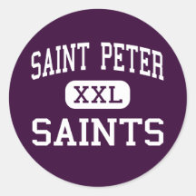Saint Peter - Saints - High - Saint Peter Round Sticker