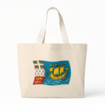 Saint Pierre And Miquelon Flag Tote Bag