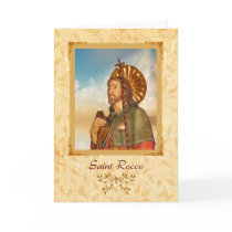 Saint Rocco - Happy Feast Day Greeting Card