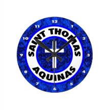 Saint Thomas Aquinas Round Wallclock