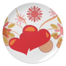 saint-valentin assiettes