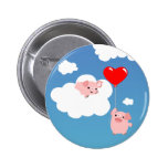Saint-Valentin : Les ailes de l'insigne de bouton  boutons publicitaires