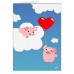 Saint-Valentin : Les ailes du carte pour notes d'a cartes