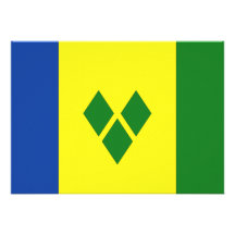 Saint Vincent Flag Invitation