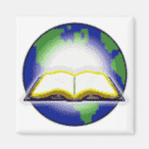 Sainte Bible et globe Magnets Pour Réfrigérateur