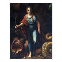Sainte Marguerite by Raphael Postcards