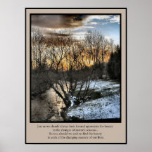 Saisons inspirées de cadeaux de nos vies affiche