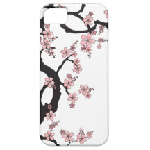 Sakura blanc - cas de l'iPhone 5 de conception de  iPhone 5 Case