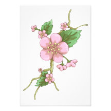 Sakura Blossoms Custom Invitations