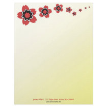 Sakura Floral Cherry Blossom Letterhead