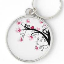 Sakura Japanese Pink Cherry Blossom & Sweet Birds