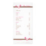 Sakura Spa Menu Template