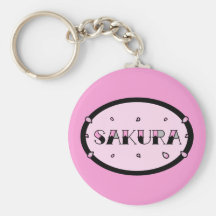 Sakura Tattoo Key Chain