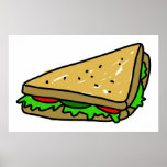 Salad Sandwich Posters