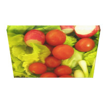 Salad Vegetables Canvas Print