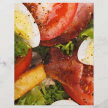 Salade de tomate et de lard prospectus