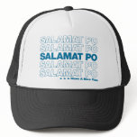 Salamat Po “Thank You” Grocery Bag Design - Blue hats