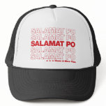 Salamat Po “Thank You” Grocery Bag Design - Red hats