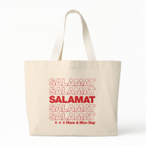 Salamat “Thank You” Grocery Bag Design - Red