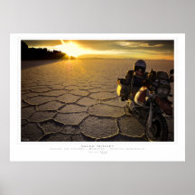 Salar Sunset Poster