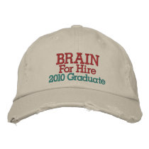 SALE ! Graduate Cap - Brain for Hire !