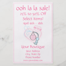 Sale - ooh la la! flyers