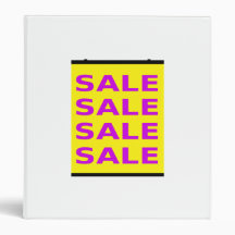 Sale Sign Binder
