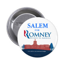 Salem Oregon for Mitt Romney button