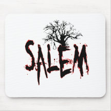 Salem Witch Trial Tree Noose Mousepad
