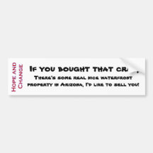 Sales crap bumper stickers