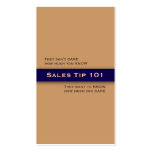 Sales Tip 101 Bookmark Business Card