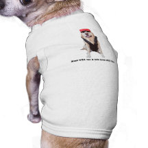 Salissez avec moi et vous salissez avec lui ! vêtements pour animaux domestiques