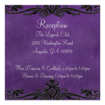 Salita and Sean Reception Card Personalized Invites