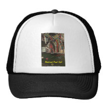 salle de billard abstraite casquettes de camionneur
